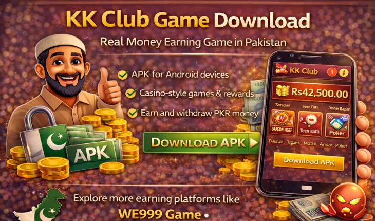 KK Club Game Download – Real Money Earning Game in Pakistan