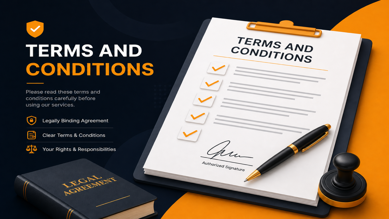 U777 Game Terms and Conditions — legal agreement document with checklist and contract illustration