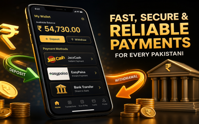 U777 Payments - Withdrawal & Deposit Guide Featured Image U777 Payments guide with JazzCash EasyPaisa and Bank Transfer icons on premium mobile payment interface